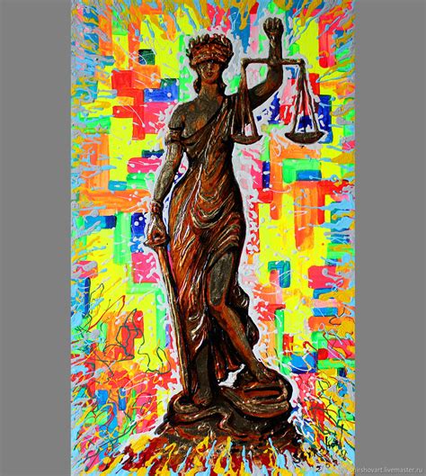 The Painting Themis The Goddess Of Justice купить на Ярмарке Мастеров