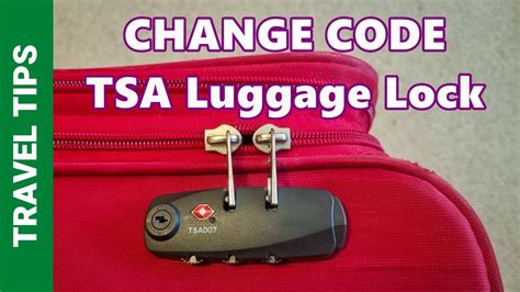 Set Tsa Luggage Lock How To Set Or Change The Code Reset Tsa Lock
