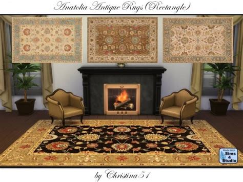 Anatolia Antique Rugs By Christina51 At Mod The Sims Sims 4 Updates