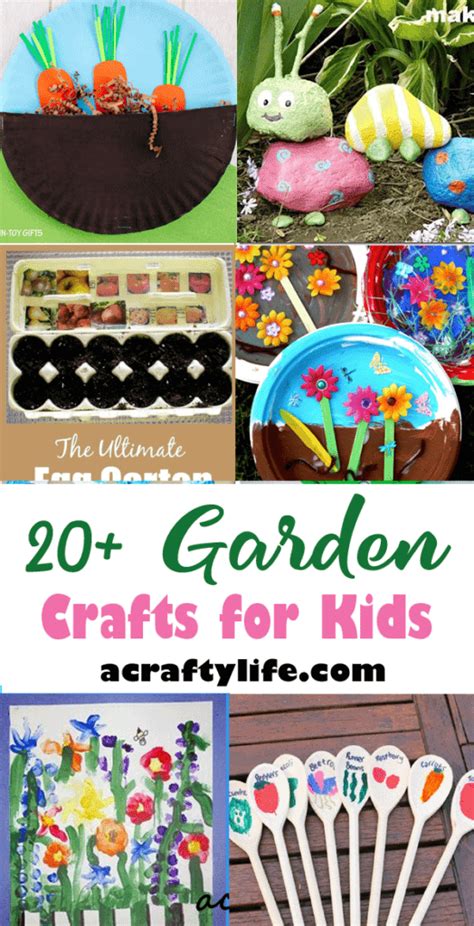 Garden Kid Crafts 23 Crafts For Preschool A Crafty Life