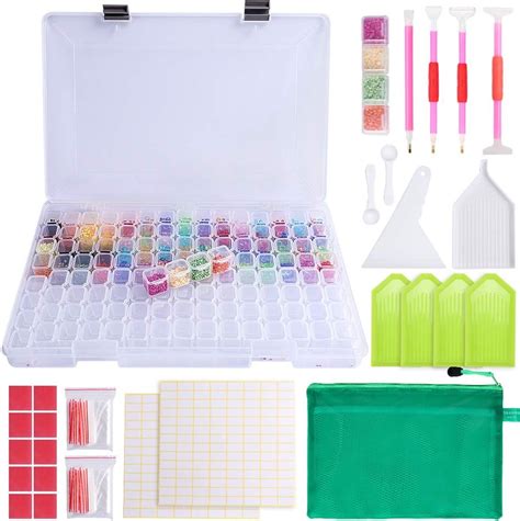52 Pieces 5d Diamond Painting Tools And Accessories Kit With Diamond
