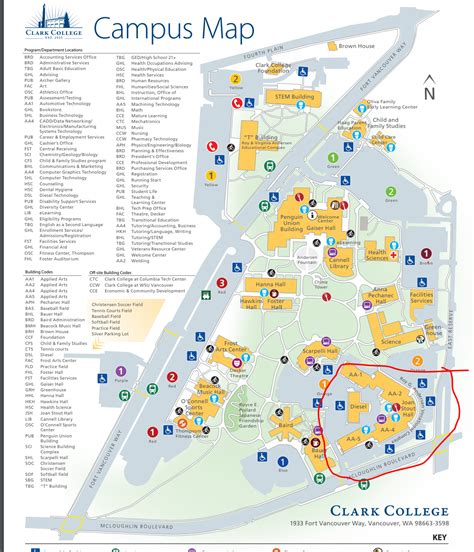 Clark University Campus Map