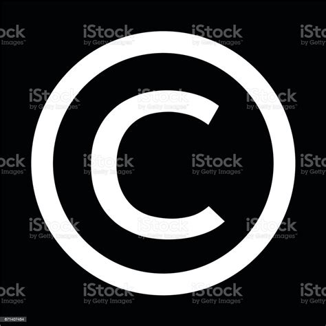 Copyright Symbol Icon Vector Illustration Stock Illustration Download