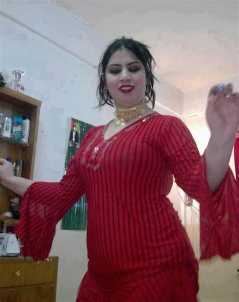 arab models egyptian girl dance in red suite
