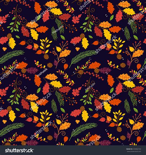 Collection by schatzi brown • last updated 5 days ago. Fall, Autumn Or Thanksgiving Vector Flower Pattern ...