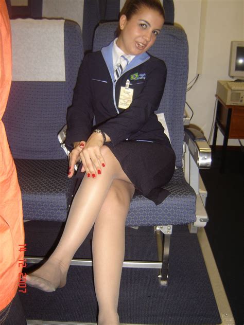 Candid Legs On Twitter Sexy Air Hostess Wearing Pantyhose Shows Her Legs And Pretty Nylon Feet