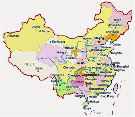 Zhangjiajie National Forest Park China China Map