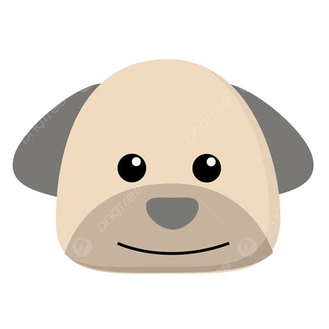 Cute Dog Head Clipart Vector Dog Head Vector Png Brown Vector Png