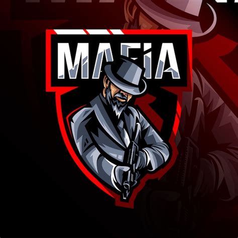 Premium Vector Mafia Mascot Logo Esport Design