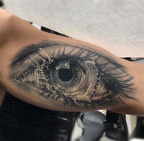 Pin By Dorovei Răzvan On Tattoo Man Eye Tattoo Bicep Tattoo Tattoos