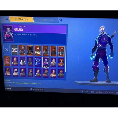 Fortnite Galaxy Skin Account Video Gaming Gaming Accessories Game