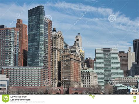 New York City Sky Scrapper Royalty Free Stock Image