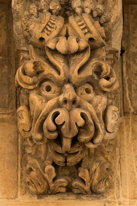 Notos Baroque Gargoyles Detail Of The Balconies Of Palazz Flickr