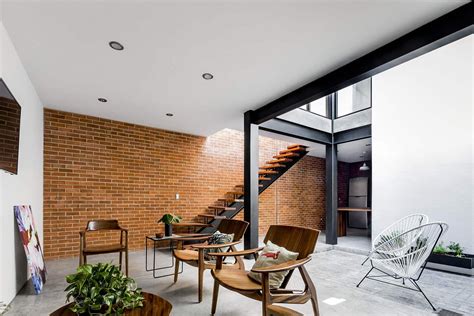 Exposed Brick Walls Steal The Show In This Modern