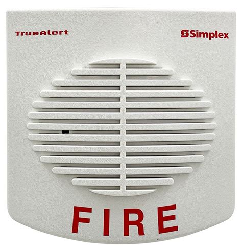 Simplex 4902 9717 Truealert Wall Mount Fire Alarm Speaker White