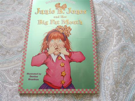 Junie B Jones And Her Big Fat Mouth Paperback Barbara Park Like New 9780679844075 Ebay