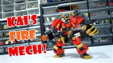 Lego Ninjago Kais Firemech 70500 Chubbybots Custom Youtube
