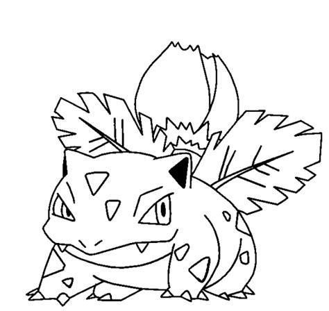 Pokemon Coloriage Herbizarre à Imprimer