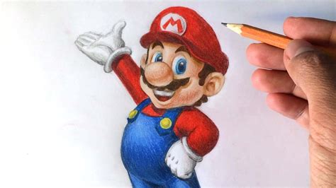 How To Draw Super Mario 3d Nintendo Drawing Tutorial Youtube