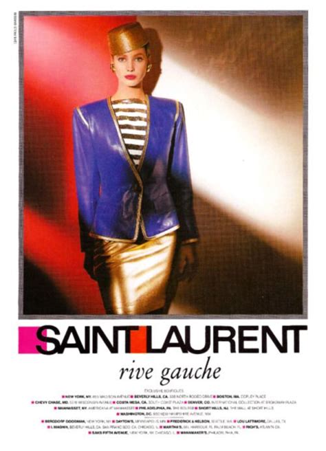 Pin De Maya Kule En 80s Yves Saint Laurent Saint Laurent Super Modelo