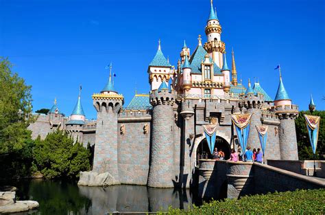 Sleeping Beauty Castle At Disneyland In Anaheim California Encircle