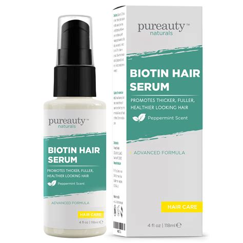 Pureauty Naturals Biotin Hair Serum Non Greasy Biotin Oil And Hair