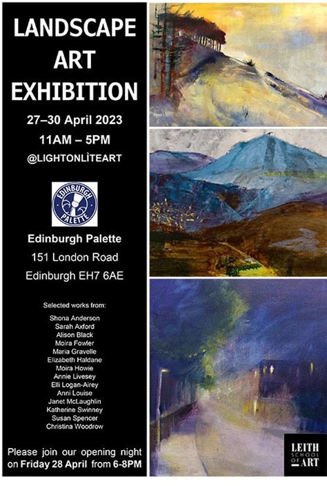 Landscape Art Exhibition Edinburgh Palette