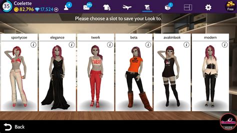 avakin tips how to save an outfit as an easy access look youtube