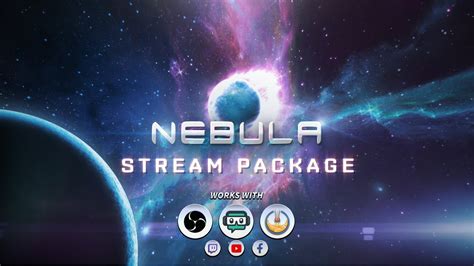 Twitch Galaxy Overlay Pack 2021 Nebula Youtube