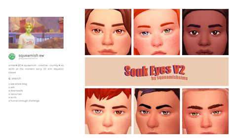 The Sims 4 Maxis Match Default Eyes Carbonvsera