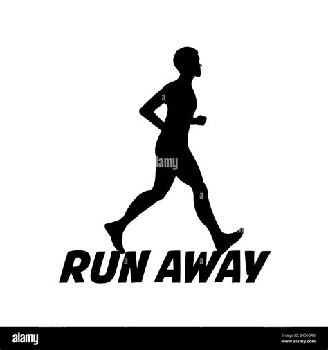 run away logo exclusive design inspiration stock vector image and art alamy