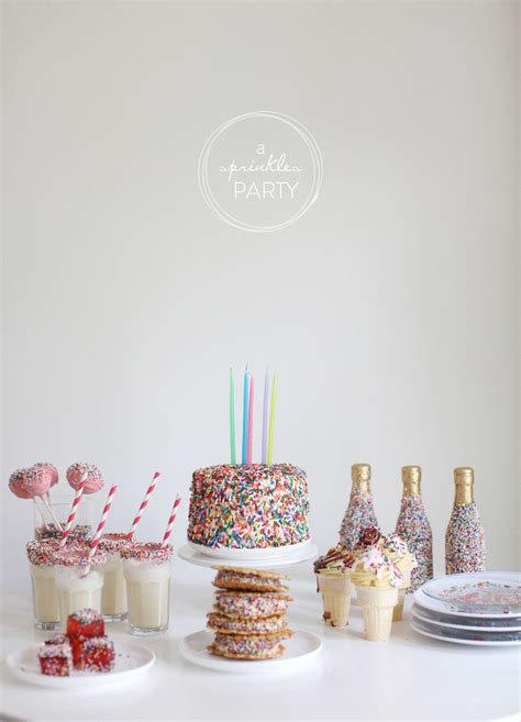 Party Theme A Sprinkles Party Sprinkle Party Ice Cream Party Party