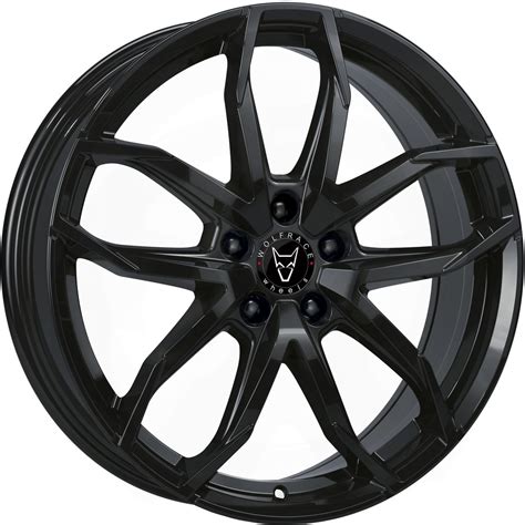8x18 Wolfrace Eurosport Lucca Diamond Black Alloy Wheels Vauxhall Omega