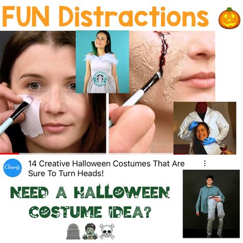 fun distraction halloween costumes library