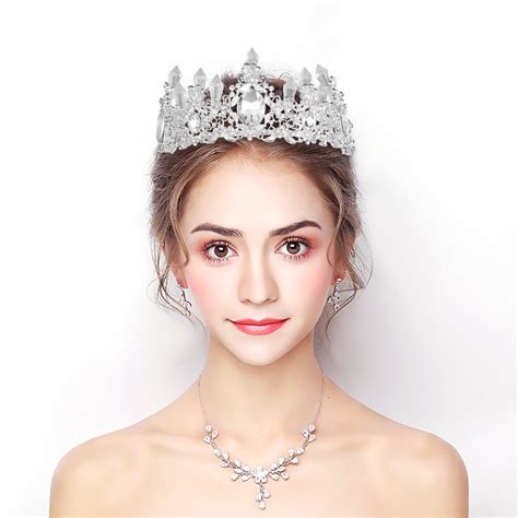 Buy Crystal Rhinestone Crown Girl Tiara Princess Crown