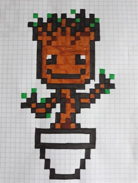 Minecraft Para Dibujar Kawaii ~ Pin De Lioux En Pixel Art Giblrisbox
