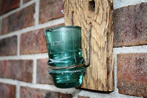 Upcycling Ideas With Glass Insulators Home And Garden