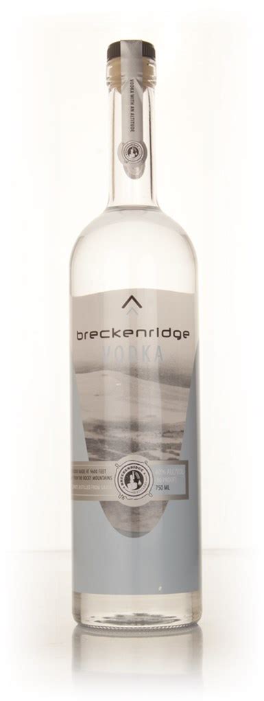 Breckenridge Vodka 75cl Master Of Malt