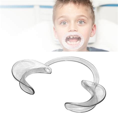 3pcs C Shape Dental Mouth Opener Medium Intraoral Cheek Lip Retractor