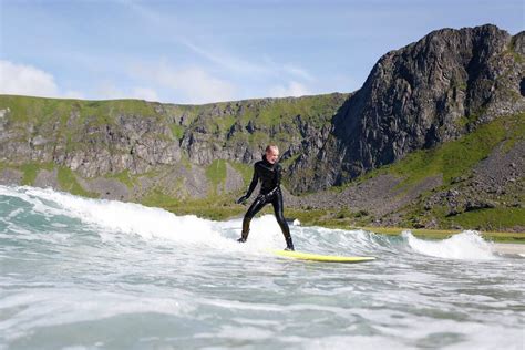 Beginner Surf Lesson Unstad Arctic Surf Visit Lofoten