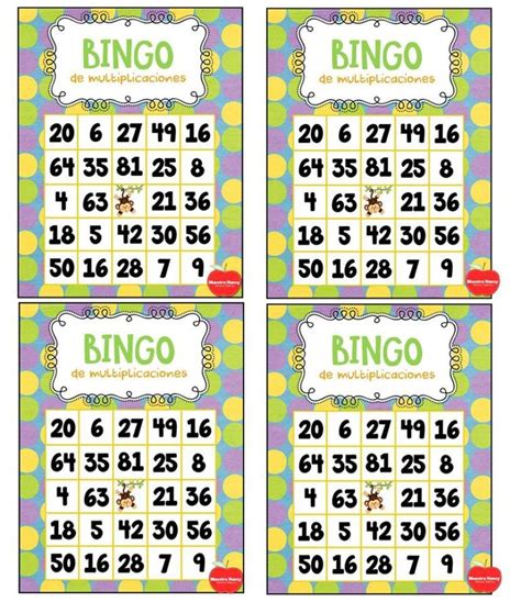 Resultado De Imagen Para Bingo Para Imprimir Tablas De Bingo Bingo