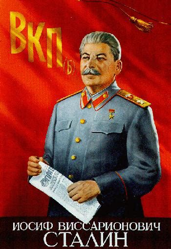 Stalin Portrait Leader Of The Ussr