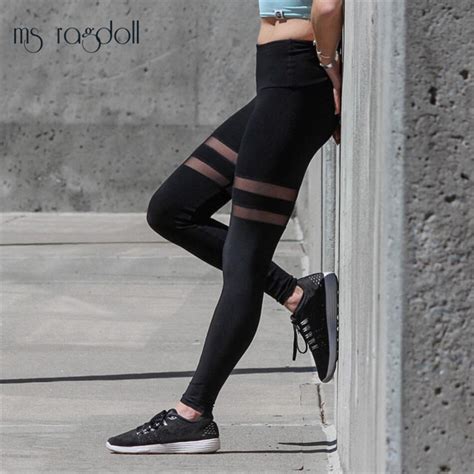 Buy New Move Brand Sex High Waist Stretched Sports Pants Gym Clothes Spandex