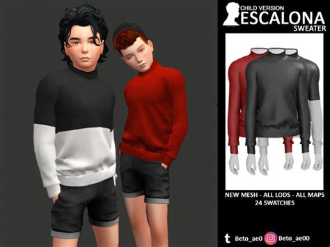 Escalona Sweater By Betoae0 At Tsr Sims 4 Updates