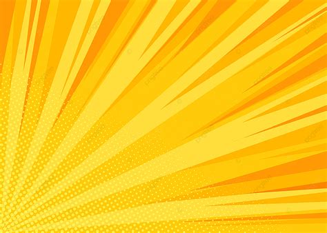 Bright And Dynamic Beautiful Yellow Orange Pop Style Background