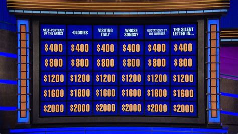 Sample Jeopardy Quiz New Sample I