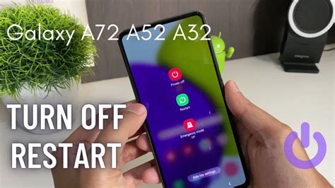 How To Turn Off And Restart Samsung Galaxy A32 A52 A72 Youtube