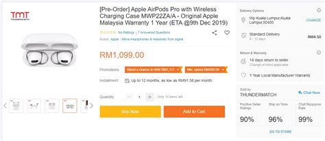 Users can perform a comfort fit and audio test to determine which size of silicone tip works best for their ears. You can now pre-order the Apple AirPods Pro in Malaysia