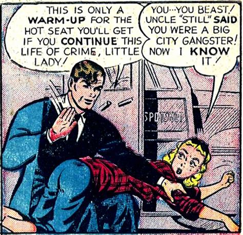 When Women Being Spanked By Super Heroes In The Early Comic Books