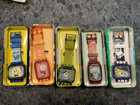 Mavin Spongebob Squarepants Movie Watches Burger King Complete Set